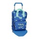 Mochila Escolar Adap. 40Cm 2C c/ Carro PEPE JEANS Ruth Azul | Ref. 186.60422T1