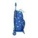 Mochila Escolar Adap. 40Cm 2C c/ Carro PEPE JEANS Ruth Azul | Ref. 186.60422T1