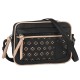 Bolsa de Tiracolo Retangular SKPAT Crosses Preto/Taupé | Ref. 237.32508601