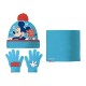 Conjunto de Gola, Gorro e Luvas Bebé 44/46 MICKEY Azul | Ref. 248.WD14755 Conjunto de Gola, Gorro e Luvas Bebé 44/46 MICKEY Azul | Ref. 248.WD14755