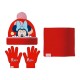 Conjunto de Gola, Gorro e Luvas Bebé 44/46 MINNIE Vermelho | Ref. 248.WD14738