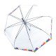 Guarda-Chuva KNRIPS Comprido C.760 Stick Manual Transparente Pride | Ref. 300.9687608609