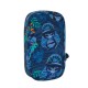 Estojo Escolar KIPLING 50 Pens Blue Monkey Fun | Ref. 187.40KI37078HJ
