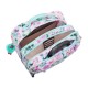Mochila Escolar com Rodas KIPLING Giorno Aqua Blossom | Ref. 187.40KI53687EC