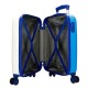 Mala de Cabine / Trolley 50cm 4 Rodas ROLL ROAD Little Me Happy Azul | Ref. 186.4741361