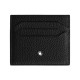 Porta-Cartões 6CC MONTBLANC Soft Grain Preto | Ref. 238.199441