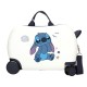 Mala de Viagem Infantil ABS 4 Rodas Easyjet STITCH Exited Branca | Ref. 186.4371041