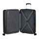 AMERICAN TOURISTER Mala de Viagem Média 66cm 4R Exp. Dynabelt Preta | Ref. 92MH800209