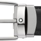 Cinto MONTBLANC Fivela Ferradura Reversível 30mm Preto/Castanho | Ref. 238.128803