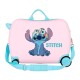 Mala de Viagem Infantil ABS 50cm 4R STITCH In the World Rosa | Ref. 186.2099841