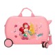 Mala de Viagem Infantil ABS 4R Easyjet PRINCESAS Pequena Sereia Rosa | Ref. 186.2061043