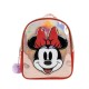 Mochila Infantil 23cm MINNIE 2100005678 Vermelho/Dourado | Ref. 299.2100005678 Mochila Infantil 23cm MINNIE 2100005678 Vermelho/Dourado | Ref. 299.2100005678