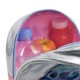 Mochila Infantil 23cm STITCH 2100005679 Rosa/Prateado | Ref. 299.2100005679