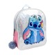 Mochila Infantil 23cm STITCH 2100005679 Rosa/Prateado | Ref. 299.2100005679