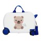 Mala Infantil 45Cm Easyjet ROLL ROAD Happy Pets my Litte Teddy Branca | Ref. 186.4991041
