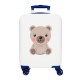 Mala de Cabine 50cm 4R ROLL ROAD Happy Pets my Litte Teddy Branca | Ref. 186.4991341