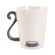 Caneca de Cerâmica iTOTAL Grey Cat Cinza | Ref. 343.XL2393