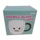 Caneca de Vidro iTOTAL Gato Branco | Ref. 343.XL2955