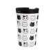 Copo de Viagem Térmico 260ml I-DRINK Cat Branco | Ref. 343.ID0243