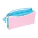 Estojo Escolar Triplo BENETTON Unique Azul/Rosa | Ref. 248.812552744