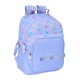 Mochila Escolar Adap. 42Cm 2C BENETTON Lila Roxo Lilás | Ref. 248.612551773
