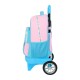 Mochila Grande 45Cm Compacta Evolution BENETTON Unique Azul/Rosa | Ref. 248.612552218