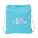 Mochila Saco BENETTON Unique Azul/Rosa | Ref. 248.612552196