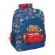 Mochila Escolar Adap. 42Cm CARS Racing Azul Marinho | Ref. 248.612511180 Mochila Escolar Adap. 42Cm CARS Racing Azul Marinho | Ref. 248.612511180