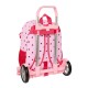 Mochila 42Cm c/ Carro Evolution MINNIE Naive Rosa Claro | Ref. 248.612512860