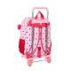 Mochila Escolar 42Cm c/ Carro MINNIE Naive Rosa Claro | Ref. 248.612512160