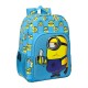 Mochila Escolar Adap. 42Cm MINIONS Minionstatic Azul | Ref. 248.622006180