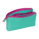 Estojo Escolar Triplo NAIT NAIT Verde Mint | Ref. 248.103821
