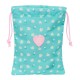 Saco Mochila Pequeno PEPPA PIG Pretty Flowers Turquesa | Ref. 248.812390237 Saco Mochila Pequeno PEPPA PIG Pretty Flowers Turquesa | Ref. 248.812390237