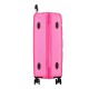 Mala de Viagem / Trolley Médio 65cm 4R ROLL ROAD Flex Rosa | Ref. 186.584946GB
