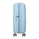 AMERICAN TOURISTER Mala de Cabine 55cm 4R Exp. Soundbox Azul Pastel | Ref. 92.88472-8365