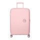 AMERICAN TOURISTER Mala Média 67cm 4R Exp. Soundbox Rosa Pastel | Ref. 92.88473-8959