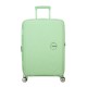 AMERICAN TOURISTER Mala Média 67cm 4R Exp. Soundbox Verde Pastel | Ref. 92.88473-1658