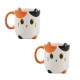 Chávena de Café iTOTAL Gato Laranja (2 unidades) | Ref. 343.XL2520B