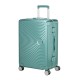 AMERICAN TOURISTER Mala Média 68cm 4R SoundBox Alu Turquesa | Ref. 92.155710-A644
