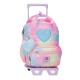 Mochila Infantil 28cm Adap. c/ Carro ENSO Free Spirit Rosa | Ref. 186.98322T1