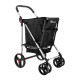 ROLSER Carro de Compras Basket MF 4B 4 Rodas 58L Preto | Ref. 253.010295