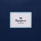 Estojo Escolar Retangular PEPE JEANS Noni Denim Azul Claro | Ref. 186.6824022
