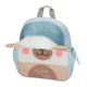 Mochila Adap. 25Cm c/ Carro Happy Pets my Litte Teddy Azul Claro | Ref. 186.49920T6