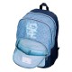 Mochila Escolar 46cm 2C c/ Carro PEPE JEANS Noni Denim Azul Claro | Ref. 186.68225T2