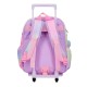 Mochila Pré-Escolar 33cm Adap. c/ Carro ENSO Free Spirit Rosa | Ref. 186.98323T1