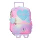 Mochila Pré-Escolar 33cm Adap. c/ Carro ENSO Free Spirit Rosa | Ref. 186.98323T1