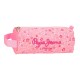 Estojo Escolar Redondo PEPE JEANS Alenka Rosa | Ref. 186.6714123