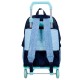Mochila Escolar 42cm c/ Carro PEPE JEANS Noni Denim Azul Claro | Ref. 186.68223T2