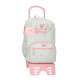 Mochila Escolar Adap. 42Cm c/ Carro MOVOM Enchanted Florest Menta | Ref. 186.37424T1