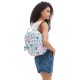 Mochila Casual KIPLING Seoul S Aqua Blossom | Ref. 187.40KI53577EC